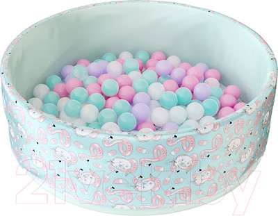 Сухой бассейн Romana Фламинго ДМФ-МК-02.59.02 (150 шариков)