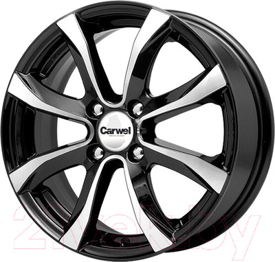 Литой диск Carwel Омикрон 15x6" 4x100мм DIA 67.1мм ET 35мм AB