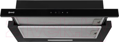 Вытяжка телескопическая ZORG Slim 850 60 S (черный)