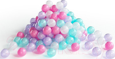 Шары для сухого бассейна Romana 3-601 (150шт, розовый/мятный/жемчужный/сиреневый)