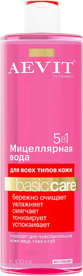 Мицеллярная вода AEVIT Aevit Basic Care 5 в1 Для всех типов кожи (400мл)