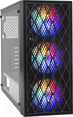Корпус для компьютера ExeGate EVO-8243 / EX292859RUS (черный, без БП)