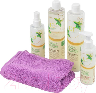 Набор косметики для тела и волос La and Te beaute Гель для душа+Шампунь+Спрей термозащита / LT-47