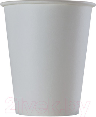 Набор бумажных стаканов Паксервис 180мл / НВ70-205 (2000шт, белый)