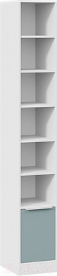Стеллаж ТриЯ Марли (белый/серо-голубой)