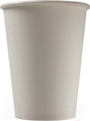 Набор бумажных стаканов Паксервис 300мл / НВ90-430 (1000шт, белый)