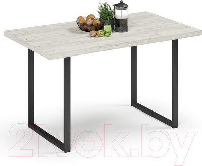 Обеденный стол Soma Tako 36 120x66 (дуб крафт белый/черный)