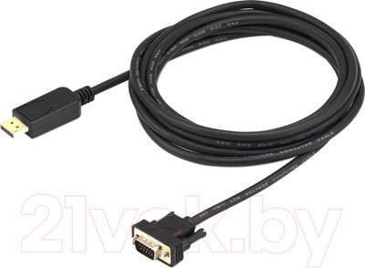 Кабель Buro BHP DPP_VGA-3 (3м, черный)