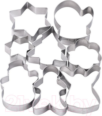 Набор форм для печенья Мультидом Новогодний калейдоскоп / VL2-90 (8шт)