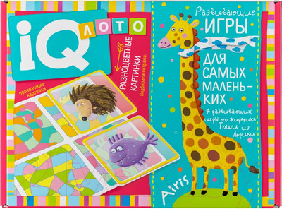 Развивающая игра Айрис-пресс Пластиковое лото для малышей. Подбираем витражи / 9785811281305