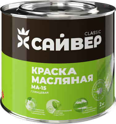 Краска Сайвер МА-15 (1.8кг, белый)