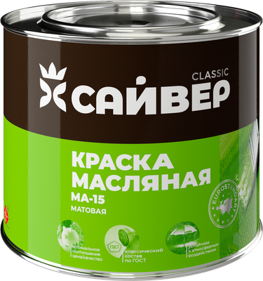 Краска Сайвер МА-15 (1.8кг, желтый)