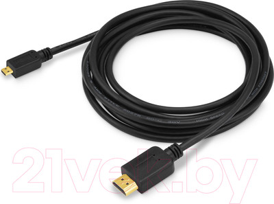 Кабель Buro MICROHDMI-3M (3м, черный)