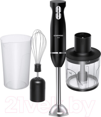 Блендер погружной StarWind SBP2200 (черный/серебристый)