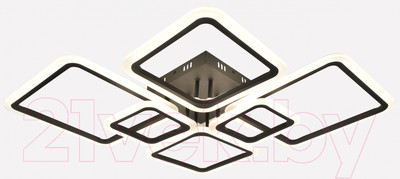 Потолочный светильник Mirastyle XL-52002/2+2+2 SBK 4K