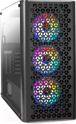 Корпус для компьютера ExeGate EVO-9202 / EX294965RUS (черный, без БП)