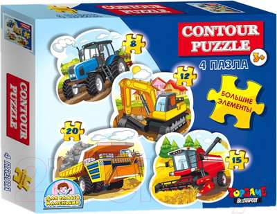 Набор пазлов Topgame Спецтехника / 01338