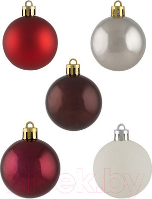 Набор шаров новогодних Волшебная страна SYQB2-0123030 / 106339 (30шт)