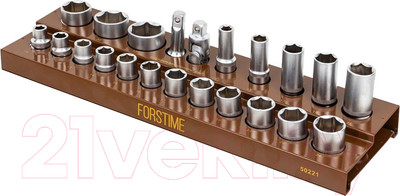 Набор головок слесарных Forstime FT-50221 (56852)
