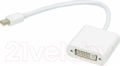 Кабель/переходник Ningbo DVI-D (f) miniDisplayPort (m) (0.245м, белый)