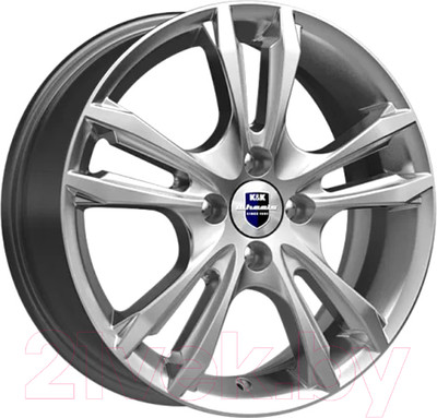 Литой диск K&K Samara 16x6" 4x108мм DIA 63.35мм ET 47.5мм Дарк платинум