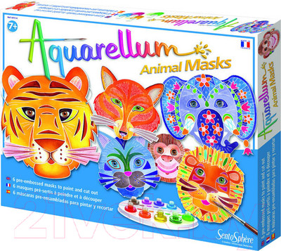 Набор для творчества SentoSphere Маски Животные / 6410