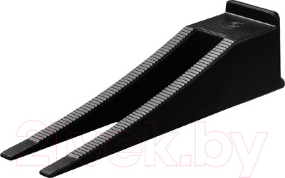 Клинья для выравнивания плитки Пластик Руси Стандарт кольцо (200шт, черный)