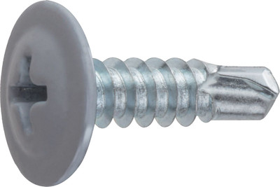 Саморез Starfix Со сверлом 4.2x19 прессшайба / SM-87305-12000 (12000шт, оцинкованный, RAL 7004 сигнальный серый)