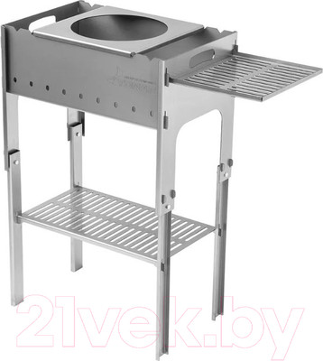 Мангал Helios Разборный / T-M-S-PK (со столиком и подставкой под казан)
