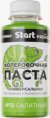 Колеровочная паста START Х12 (100мл, салатовый)