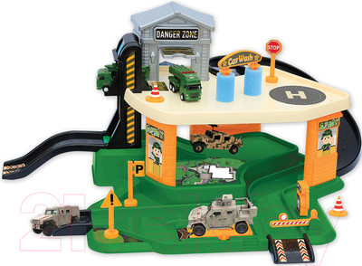 Паркинг игрушечный Dede Военная база / 03340