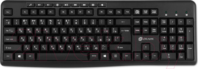 Клавиатура Оклик K225W (черный)
