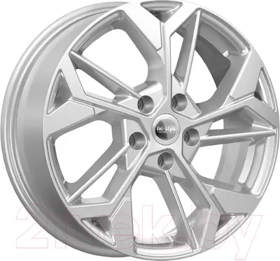 Литой диск K&K КС1062 Coolray 17x6.5" 5x114.3мм DIA 54.1мм ЕТ 50мм Сильвер