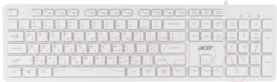 Клавиатура Acer OKW123 / ZL.KBDEE.00D (белый)