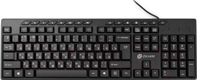Клавиатура Оклик 125M (черный)