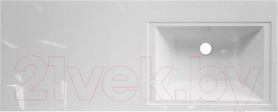 Умывальник Эстет Dallas Silk 115x48 R / ФР-00014934