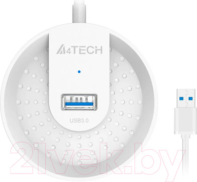USB-хаб A4Tech HUB-30 (белый)