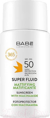 Крем солнцезащитный Laboratorios Babe Флюид С ниацинамидом SPF50 (50мл)