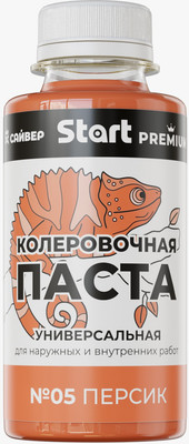 Колеровочная паста START Х5 (100мл, персик)