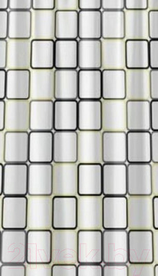 Шторка-занавеска для ванны Perfecto Linea Secret 36-118103 (графика)