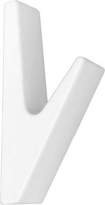 Крючок для одежды Trodos 1641 1-рожковый сплав ЦАМ (белый матовый)