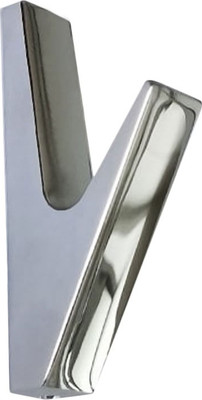 Крючок для одежды Trodos 1641 1-рожковый сплав ЦАМ (хром)