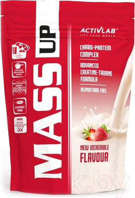 Гейнер Activlab Mass UP (3кг, клубника)