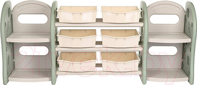 Стеллаж игровой Pituso UN-SJ36-green (оливковый)