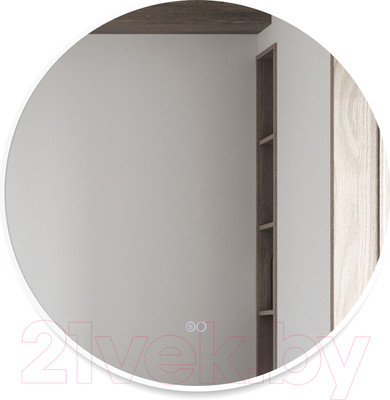 Зеркало Алмаз-Люкс Oslo 70sh-6 (70x60см, с подсветкой, с сенсорной кнопкой и подогревом)