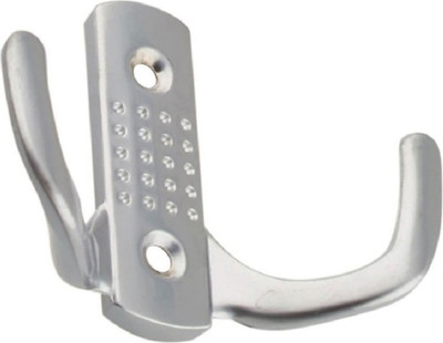 Крючок для одежды Trodos ZY-201В 2-рожковый сплав ЦАМ (хром матовый)