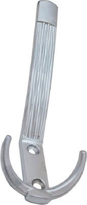 Крючок для одежды Trodos ZY-213А 3-рожковый сплав ЦАМ (хром матовый)