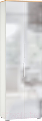 Шкаф Mobi Октава 13.338 (белый PE шагрень/дуб золотой Craft)