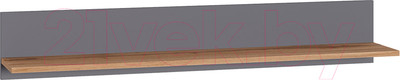 Полка Mobi Остин 16.484 (серый графит 0162 РЕ/дуб золотой Craft)