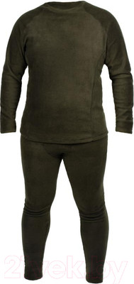 Комплект термобелья Сибирский Следопыт Fleece -25°С / PF-TU-100 (р-р 50/8, хаки)